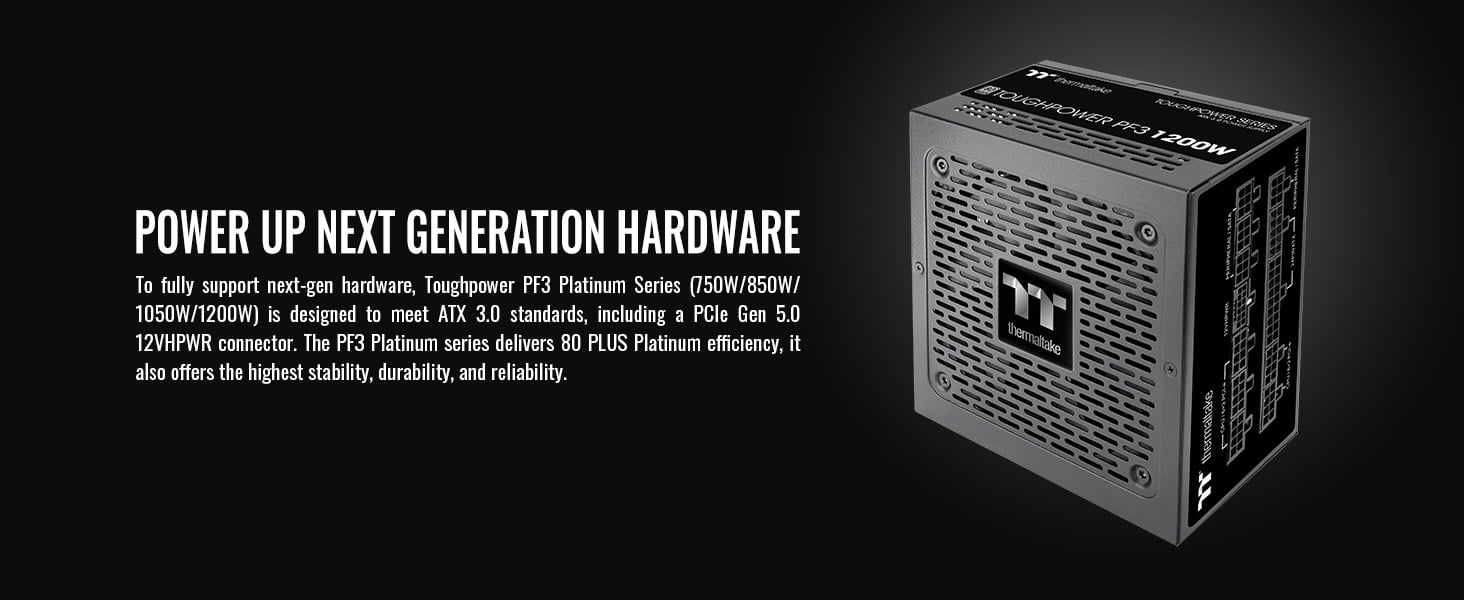 Thermaltake Toughpower PF3 1200W 80+ Platinum ATX 3.0 (PCI-E 5.0